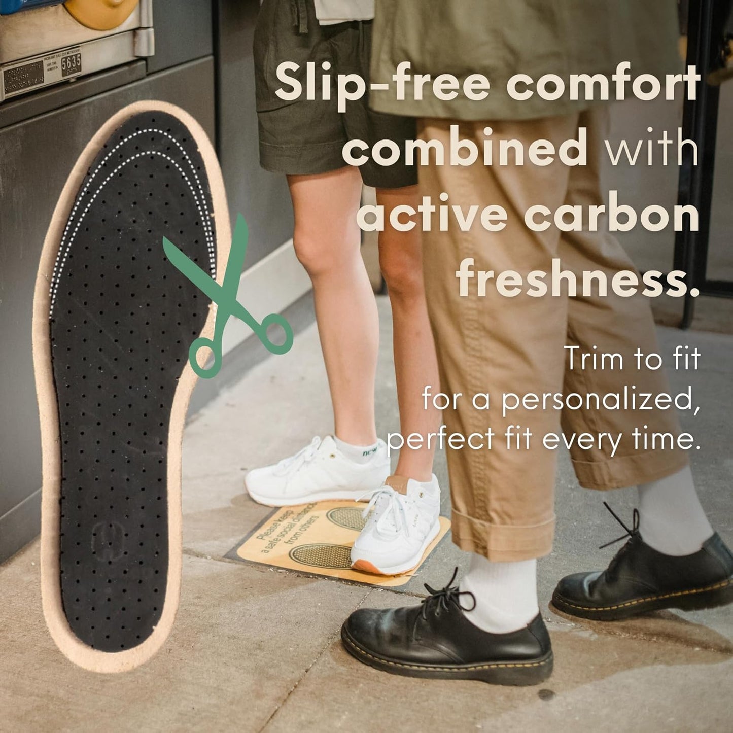 HANDARTE Leather Sockless Shoe Insoles | Thin Dress Shoe Inserts for Men | 100% Natural Goatskin - ChromeFree, Anti Sweat & Anti-Odor (US M12 | EU46)