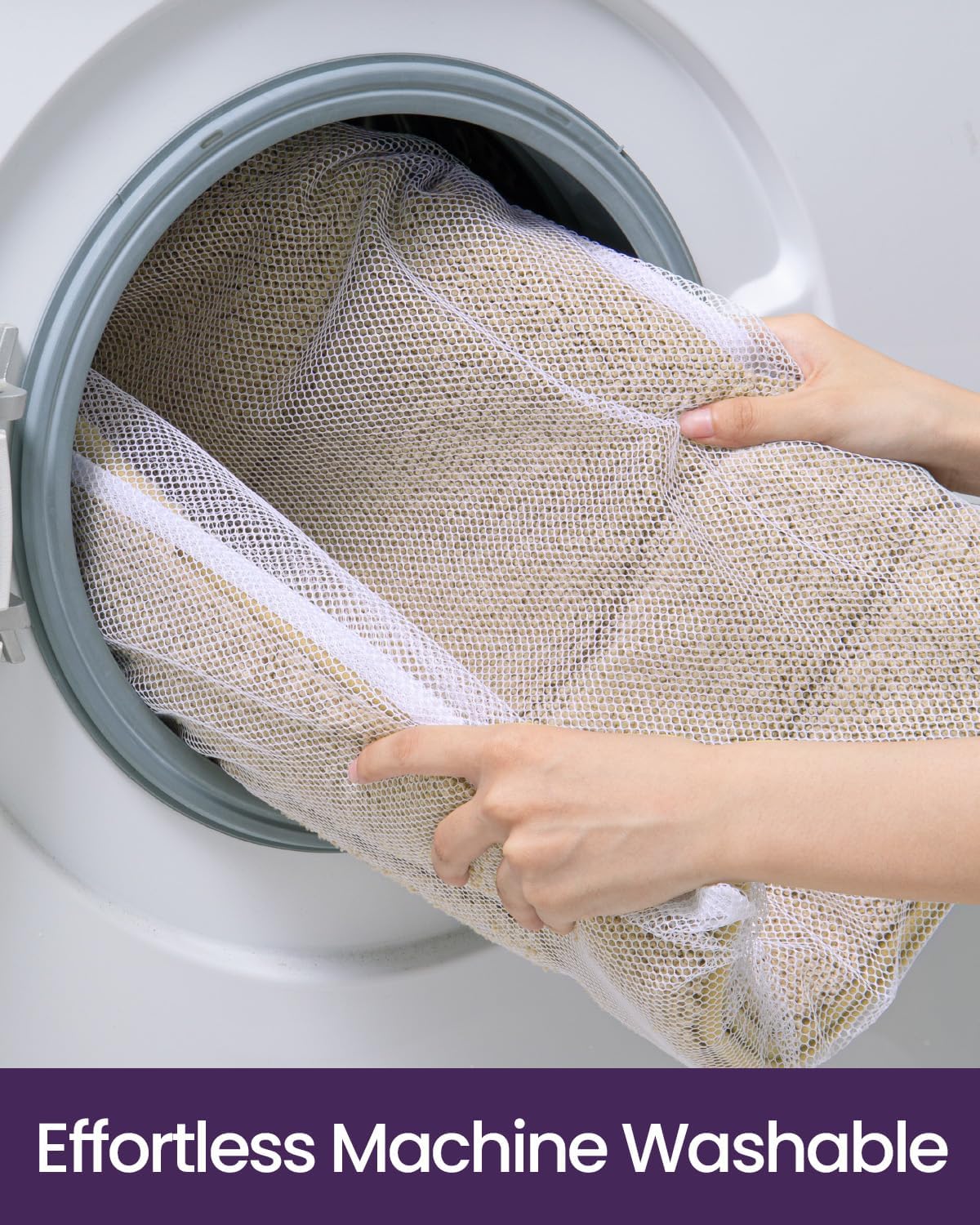 DEXI Bathroom Rug 60x24, Non Slip Washable Bath Mat Runner for Shower Floor, Extra Long Absorbent Soft Bathmat with Rubber Backing, Quick Dry Microfiber Carpet, Beige