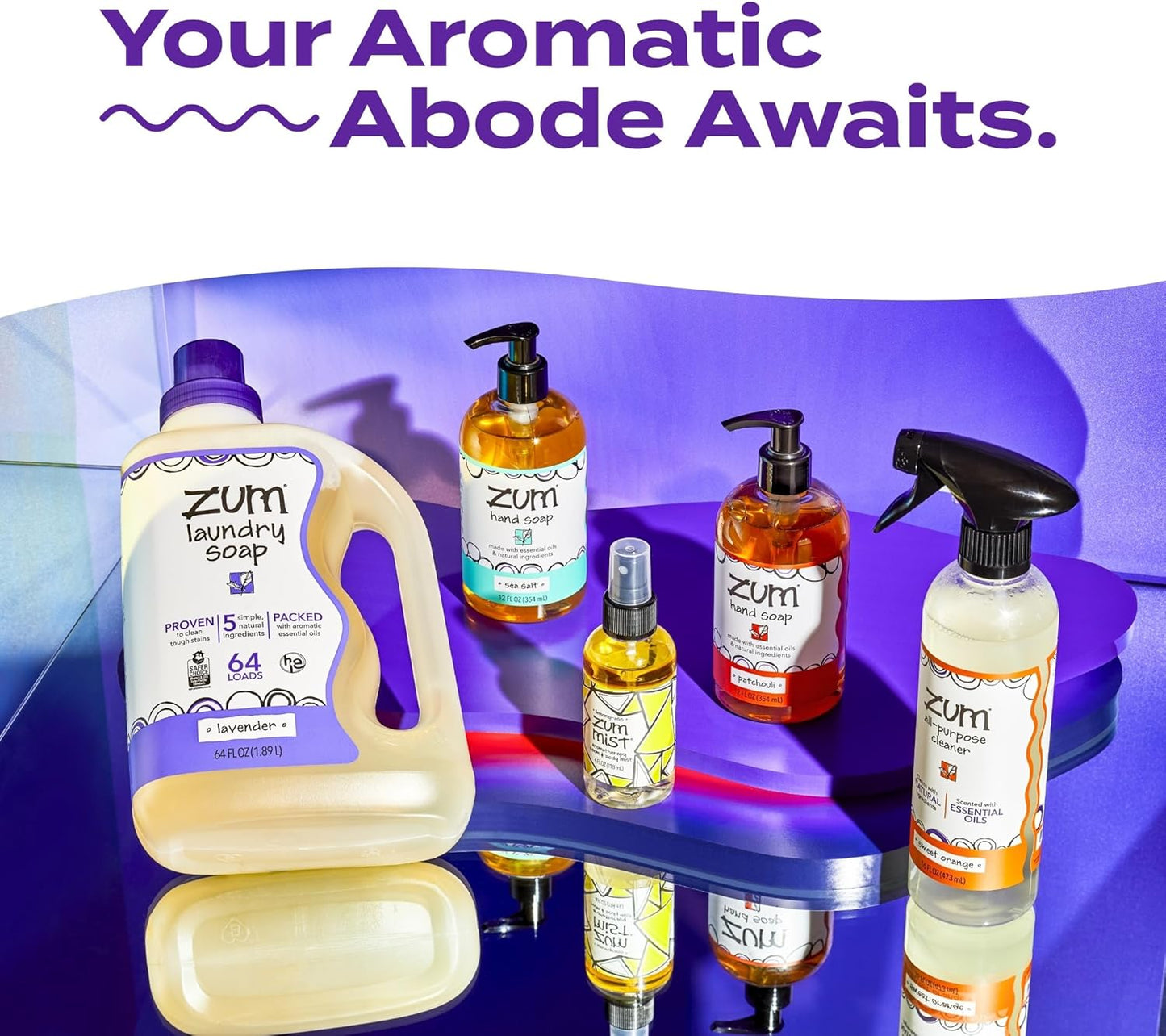 Indigo Wild Zum Mist Room & Body Spray - Aromatherapy Essential Oil Spray - Natural Body Mist & Room Spray - Frankincense & Myrrh Scent - 4 fl oz (2 Pack)