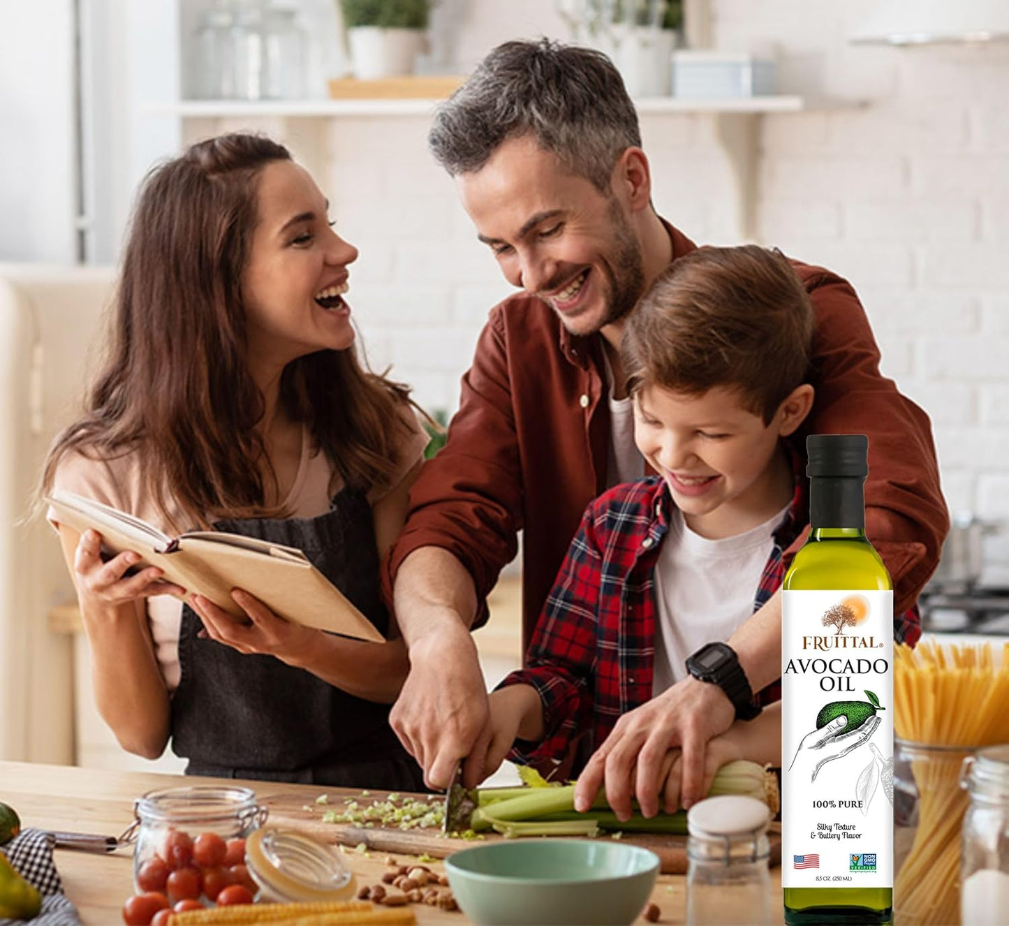 Fruittal Avocado Oil – 100% Pure, Made in the USA, and Rich in Health Benefits (8.5 Oz)