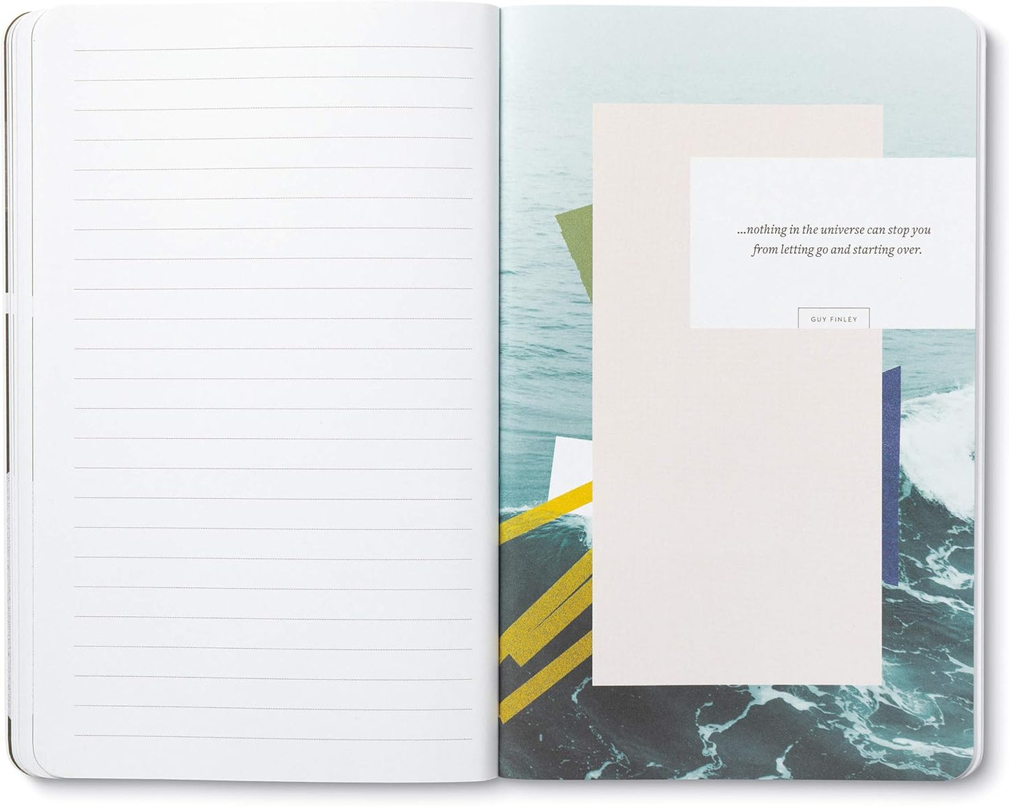 Compendium Softcover Journal - To exist is to change… to go on creating oneself endlessly. – A Write Now Journal with 128 Lined Pages, 5″W x 8″H