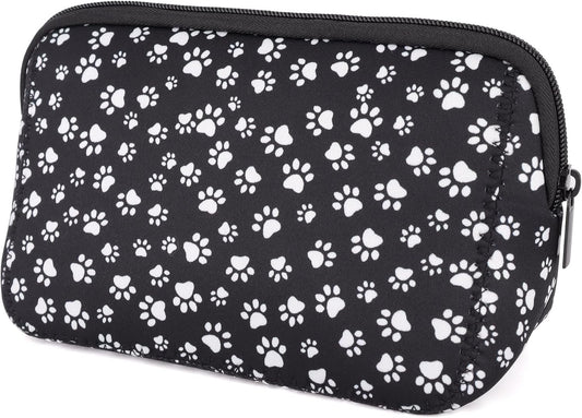 Cosmetic Bag Waterproof Neoprene Zipper Pouch Travel Portable Toiletry Makeup Bags Organizer Case for Women and Girls