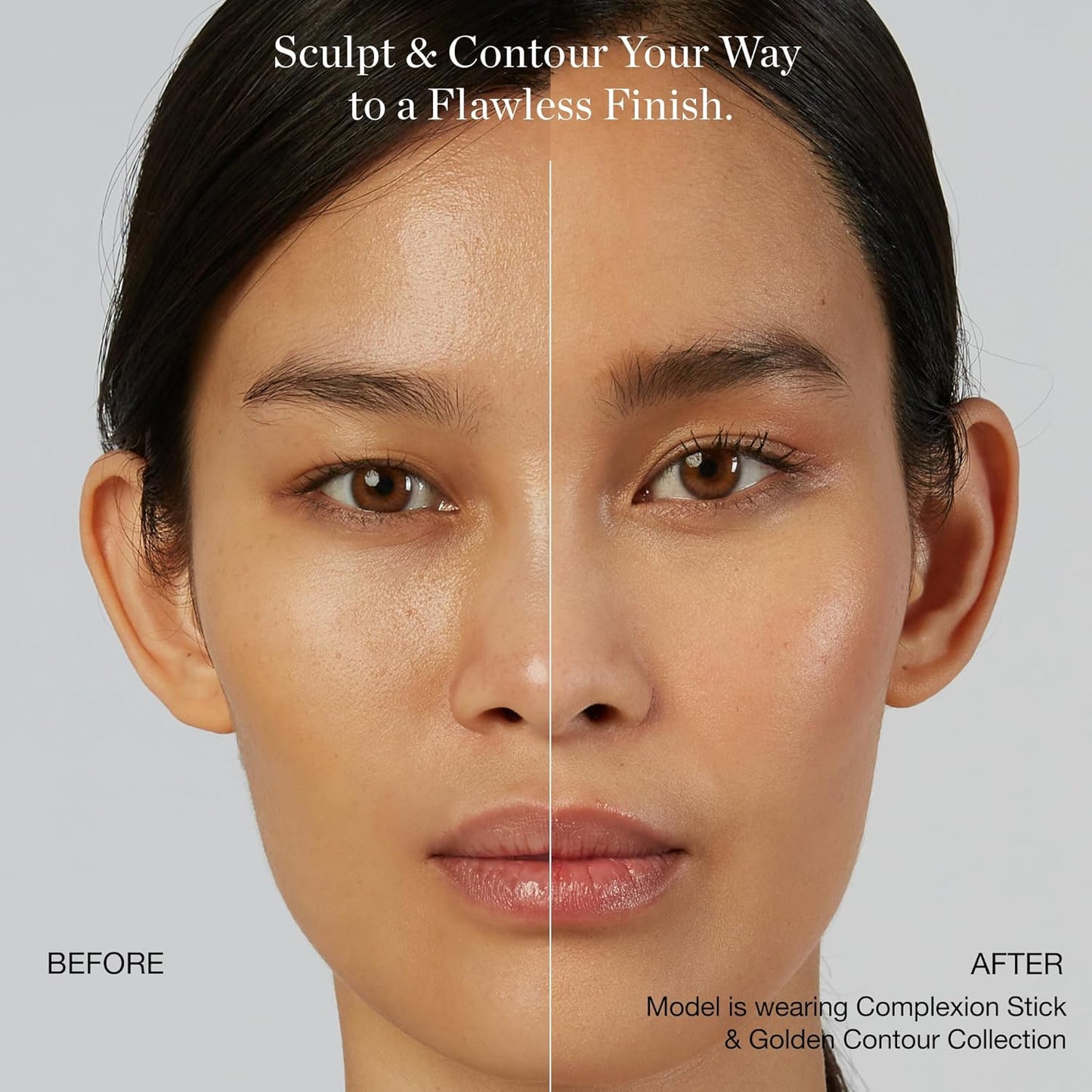 Ogee Sculpted Face Stick (OBSIDIAN - MATTE DEEP BRONZE) Certified Organic Bronzer Stick & Contour Makeup - Multi-Use Bronzer Stick for Face