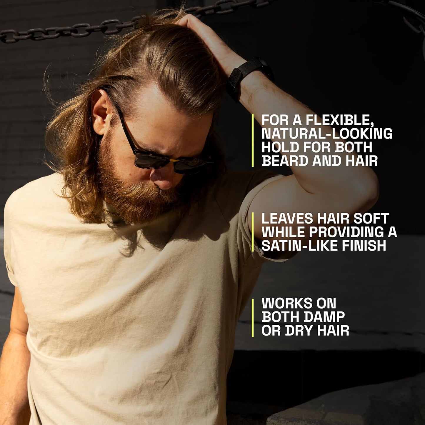 Beardbrand Beard Styling Paste - Medium Hold and Natural Look Hair Paste for Men - Versatile Hair Styling Cream - Teakwood, Rosemary, & Citrus Scent- 56 grams