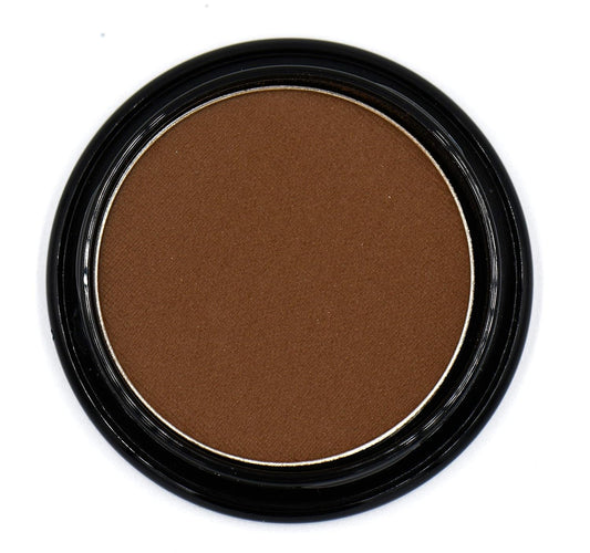 Chocolate Brown Chestnut Cocoa Matte Opaque Pressed Powder Single Vegan Eyeshadow; Talc, Paraben & Cruelty Free