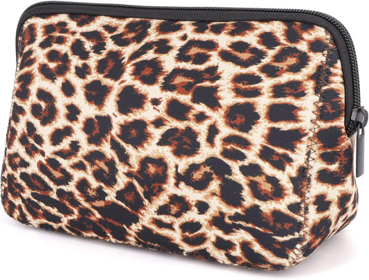 Cosmetic Bag Waterproof Neoprene Zipper Pouch Travel Portable Toiletry Makeup Bags Organizer Case for Women and Girls