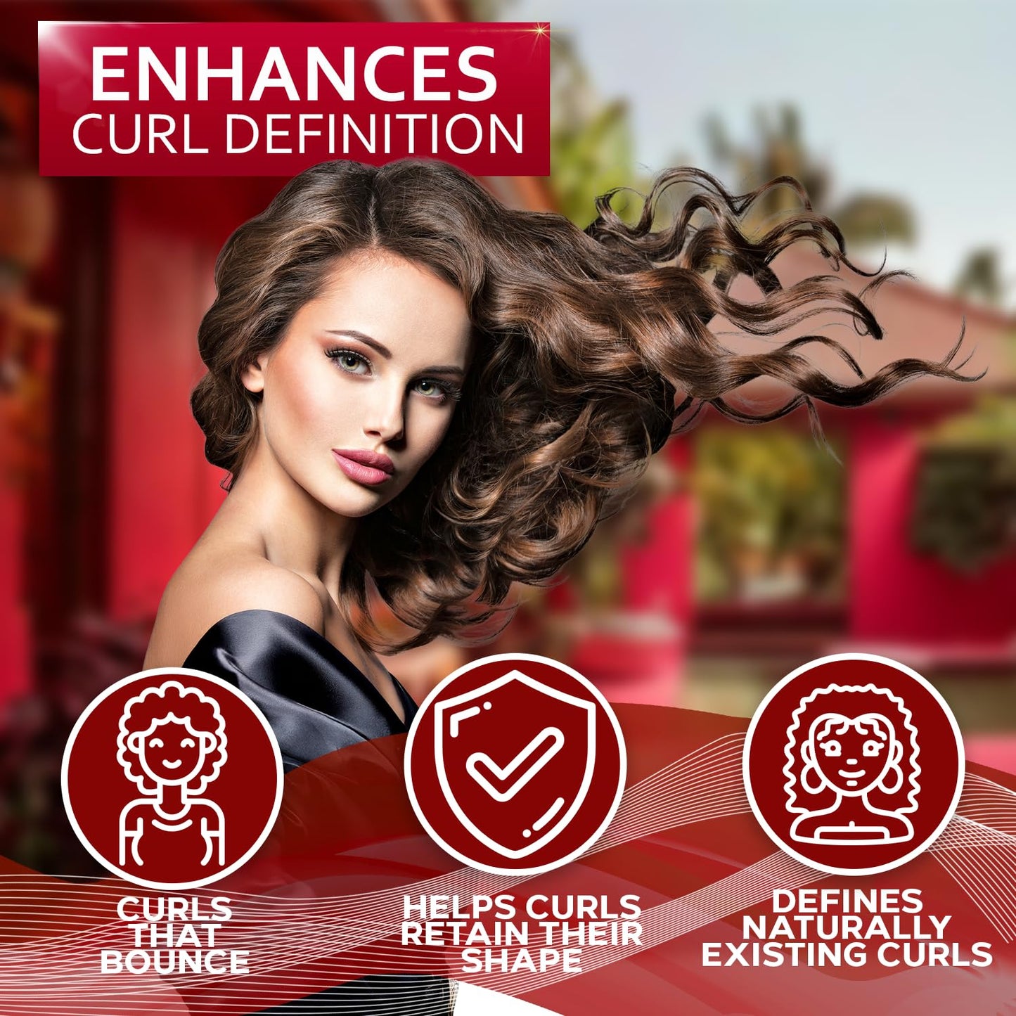 Curly Hair Mask - Deep Conditioning, Curl Enhancing Split End Repair for Women and Men - Strengthening Treatment Cream and Moisturizer Products for Dry, Damaged, Frizzy Hair - Anti Breakage Solution