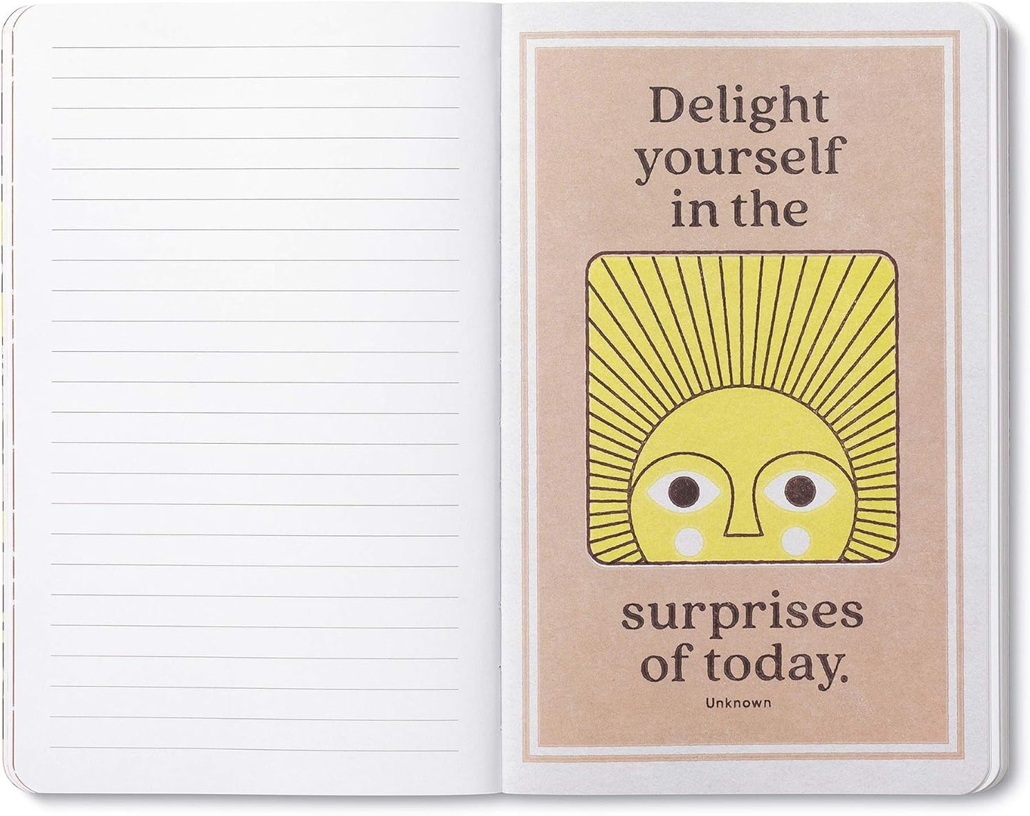 Compendium Softcover Journal - Every day is a beautiful day. – A Write Now Journal with 128 Lined Pages, 5″W x 8″H