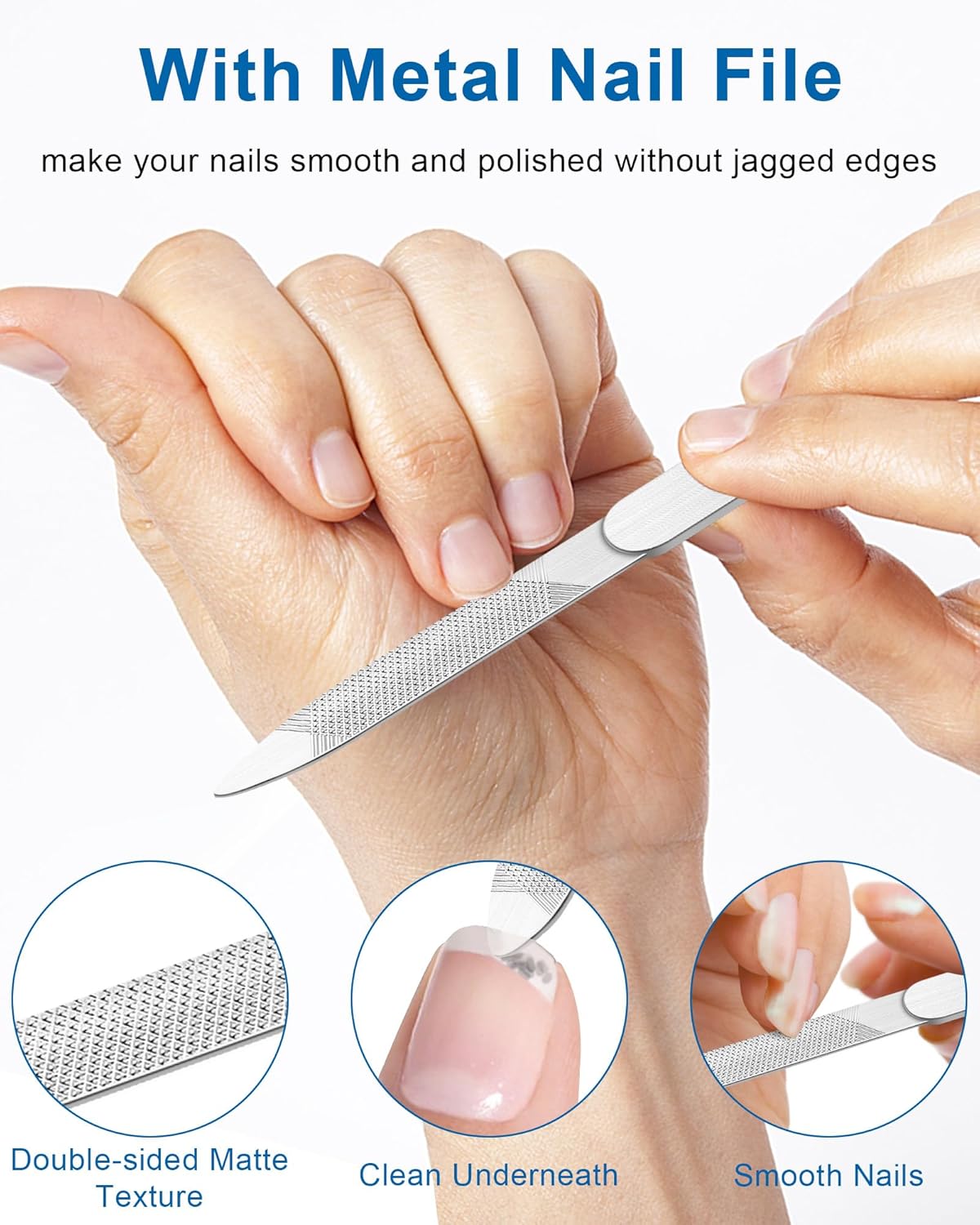 Toenail Clippers for Seniors - 2Pcs Angled Head Ergonomic Toe Nail Clippers for Thick Nails, Wide Jaw Opening, with Catcher & Long Handle, for Men and Women - Black