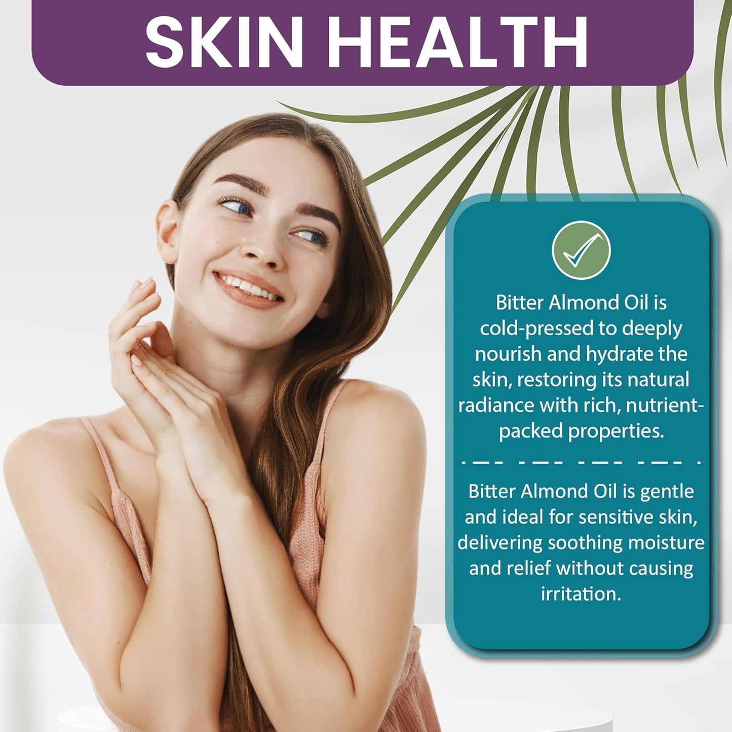 cocojojo Pure Bitter Almond Oil - Unrefined, Cold Pressed, Extra Virgin, All Natural - Perfect for Hair, Face, Skin, Nails (1 Gallon)