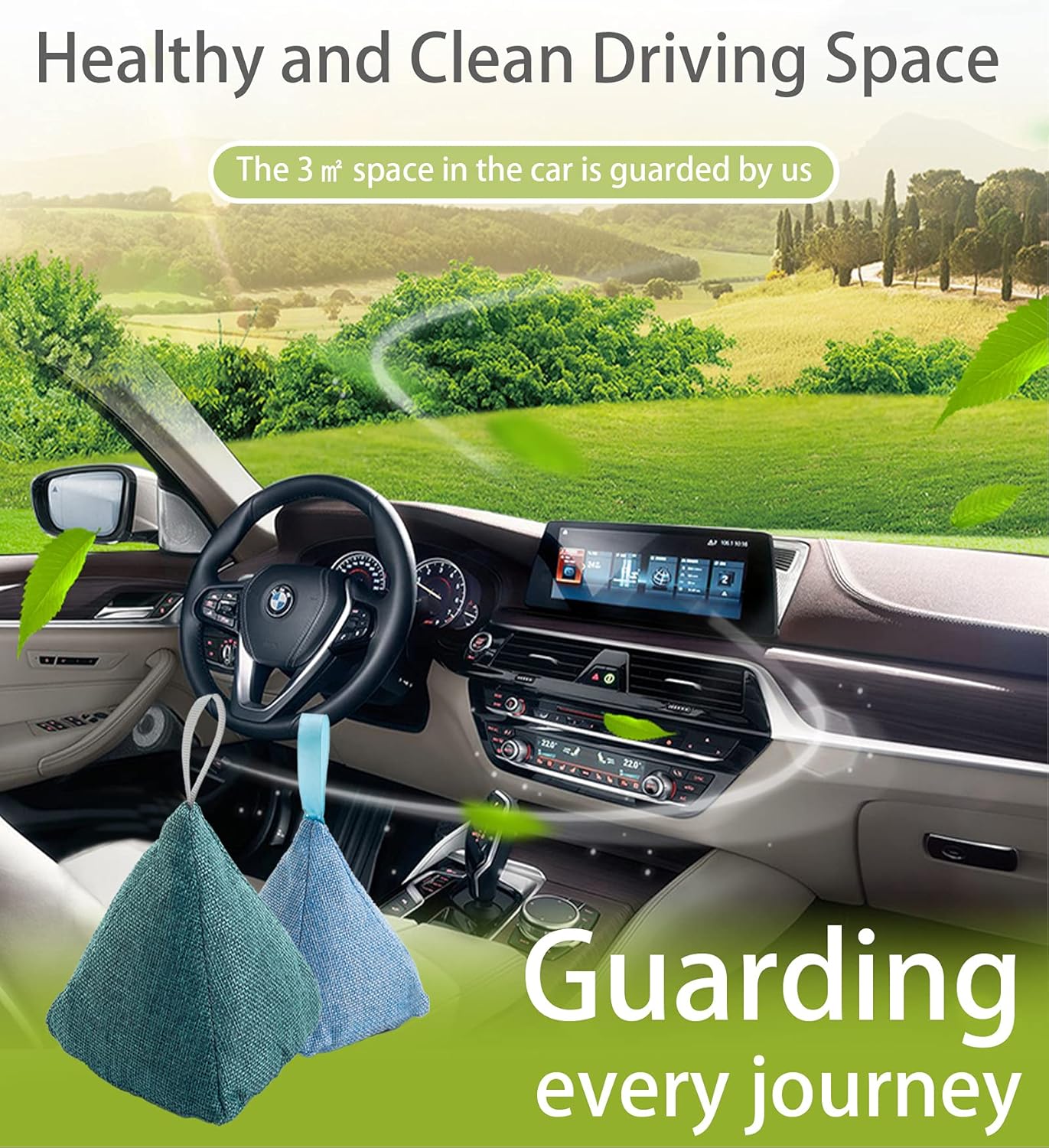 Charcoal Bags Odor Absorber (10x100g+4x200g) Activated Bamboo Charcoal Air Purifying Bags Charcoal Odor Eliminating Bags for Home & Car Shoes, Closet, Pet -14 PACK