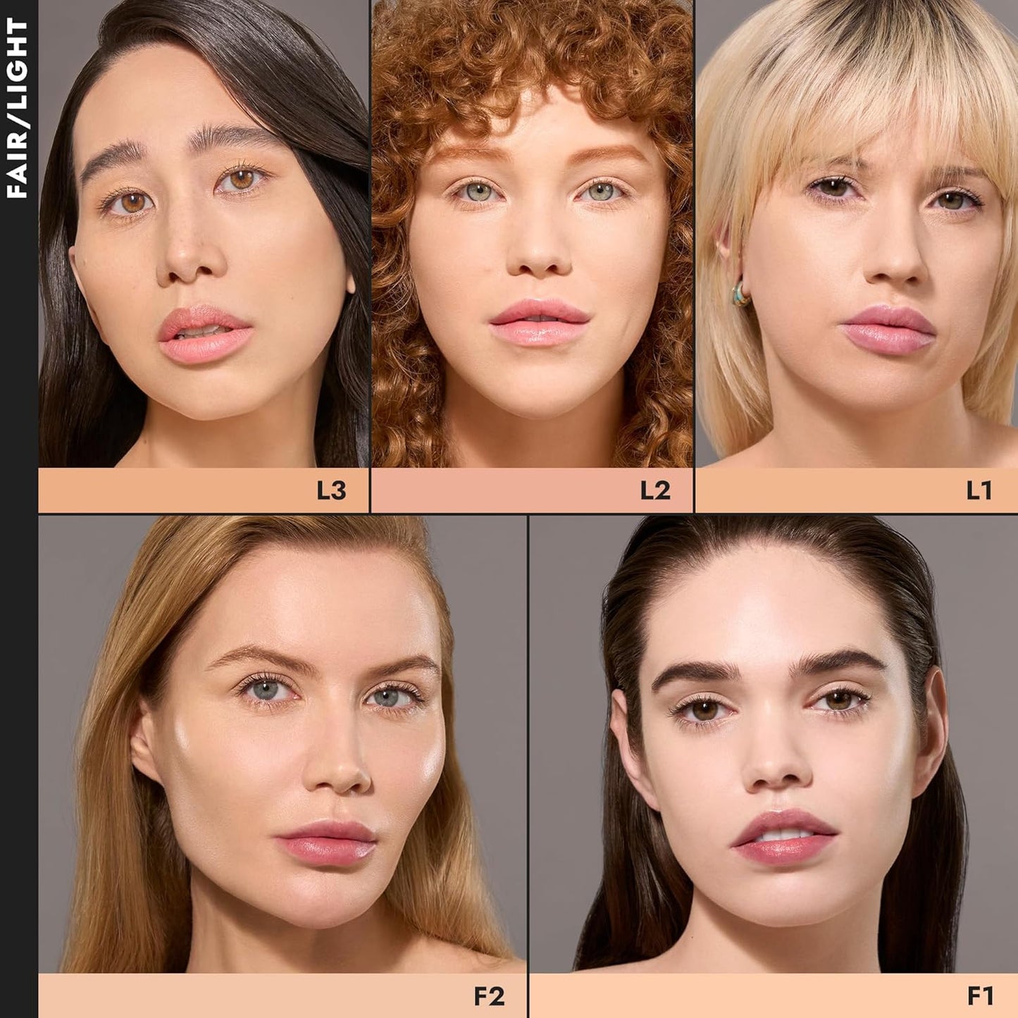 COVER FX Total Cover Cream Foundation - Shade L1 - Buildable Coverage - Natural Finish - Oil-Free - Sweat-Proof