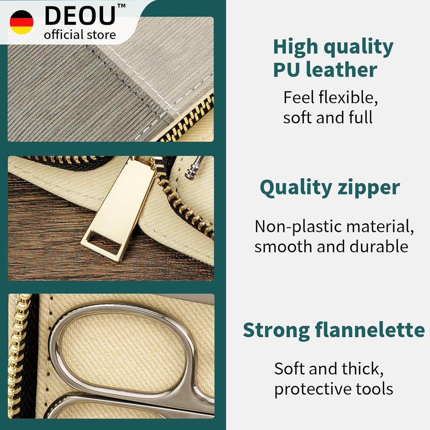 Manicure Sets Nail Clippers Stainless Steel Manicure and Pedicure kit Girls Professional Nail Files and Men's Grooming Scissors Tools for Home Personal Care or Gifts (Gray)