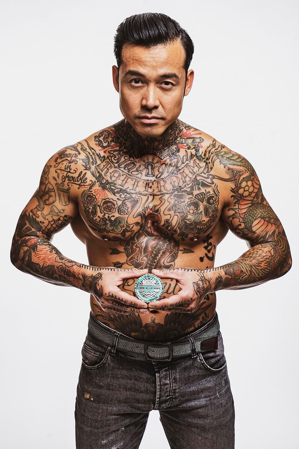 REUZEL BRIGHT Tattoo Care Gift Set, BUFF Exfoliator and Hydrabalm, Revives Colors, Vegan Formula