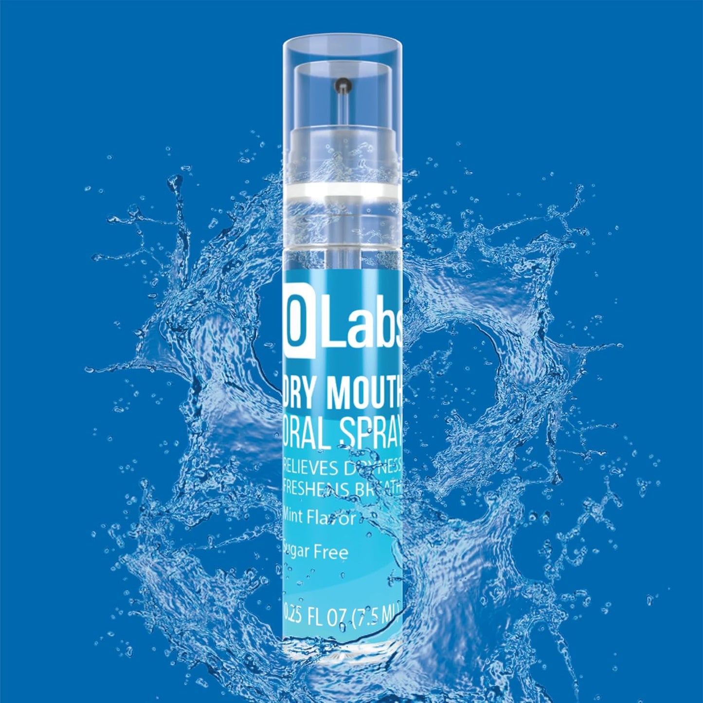 Dry Mouth Spray - Sugar Free, Alcohol Free, Mint Breath Spray with Xylitol, 2 Pack - 4 (0.25 oz) Travel Size Sprays Total