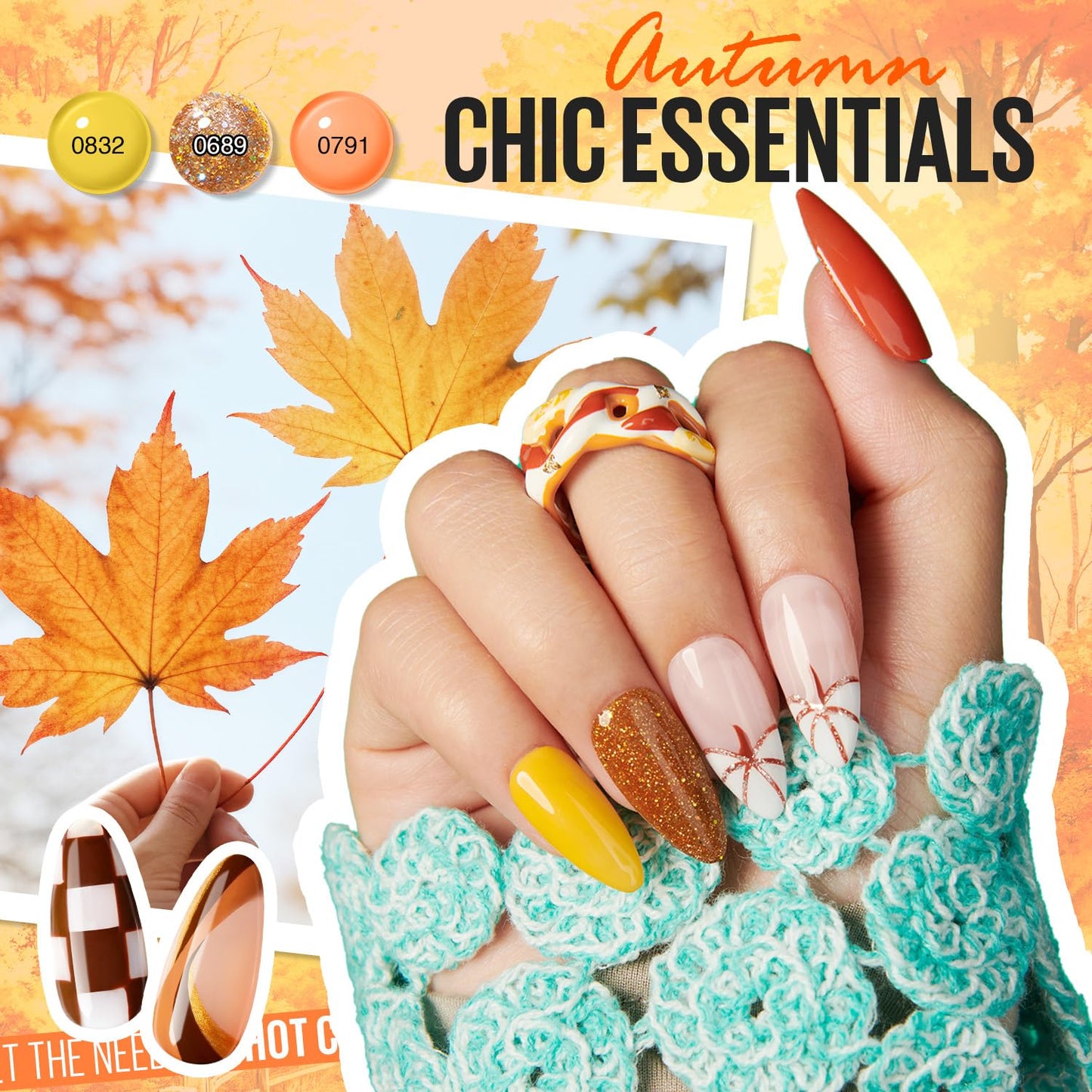 MEFA 42 Colors Gel Nail Polish Kit with U V Light, 59 Pcs All Seasons Collection Colorful Gel Polish Essential Set with 5 Psc Matte/Glossy Base Top Coat, Salon Gifts for Women