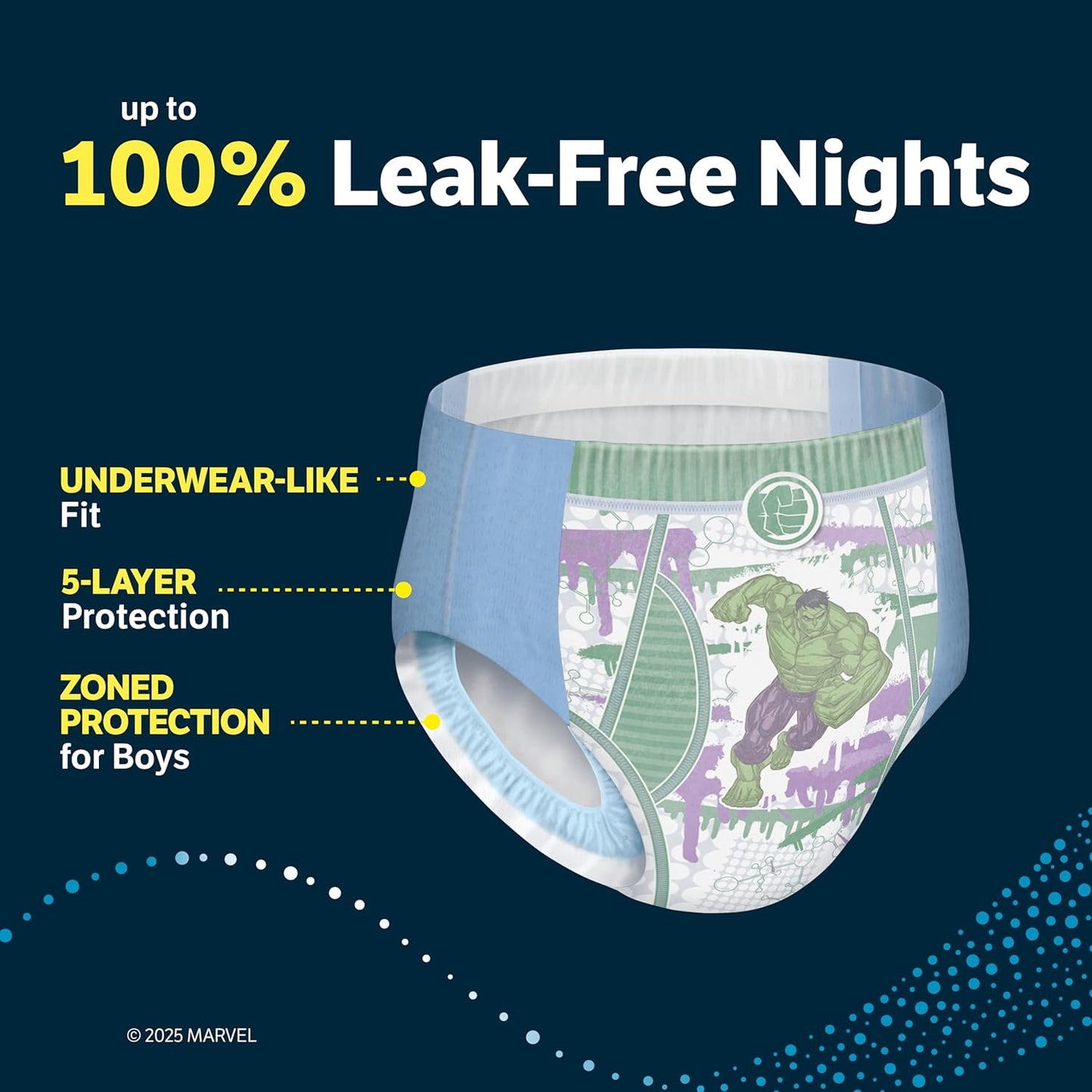 Goodnites Boys' Nighttime Bedwetting Underwear, Size S/M (43-68 lbs), 14 Ct, Packaging May Vary