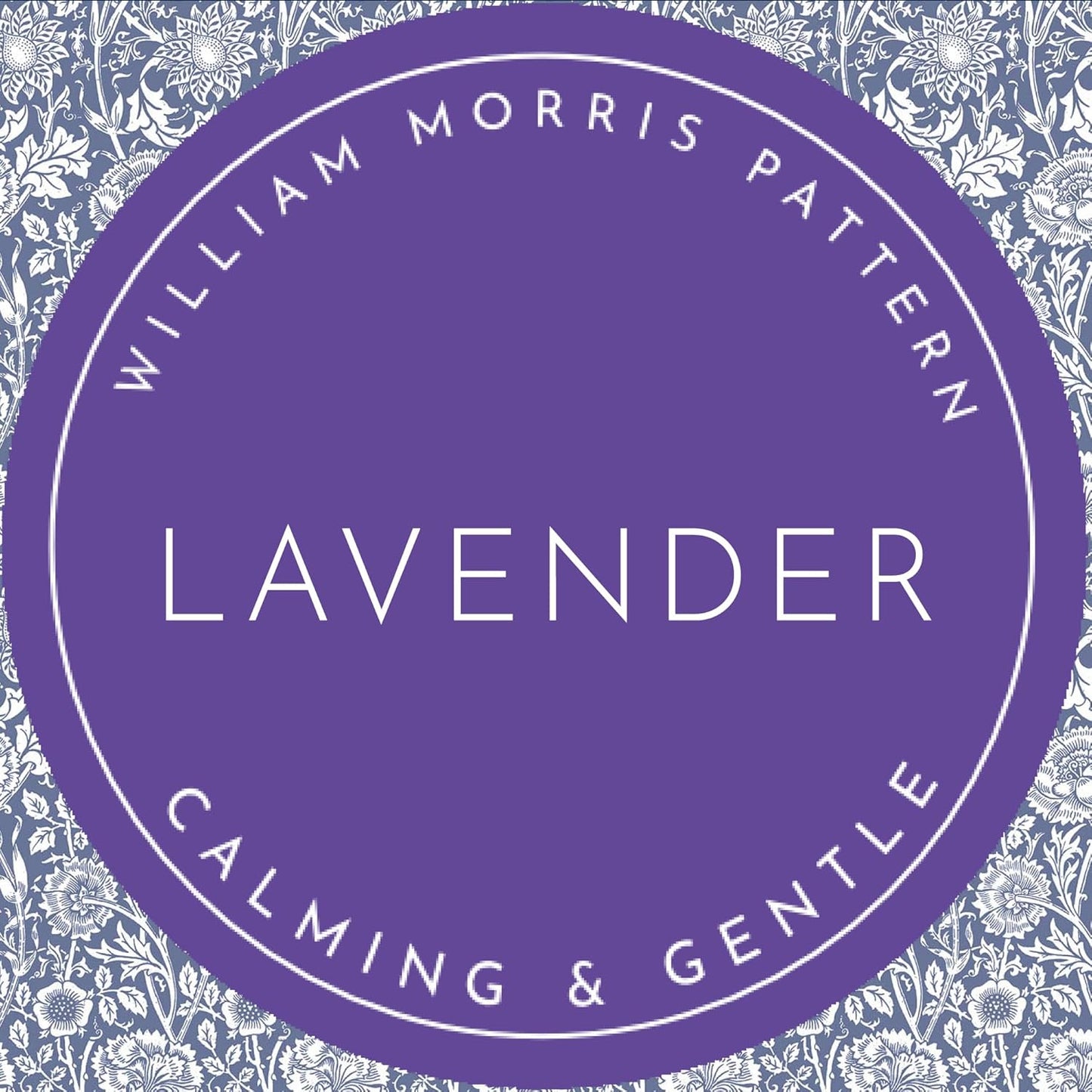 Lavender Scented Drawer Liners in a Blue William Morris Design | Pack of 5 Folded Sheets | Contains Lavender Essential Oils | Made in The UK.