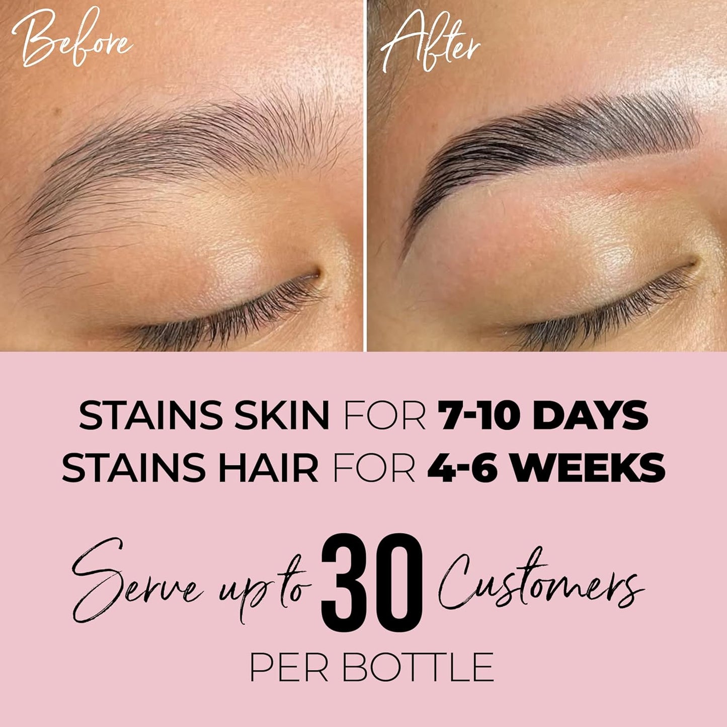 Hybrid Liquid for Professional Eyebrow Kit-150 Applications (Multicolor)