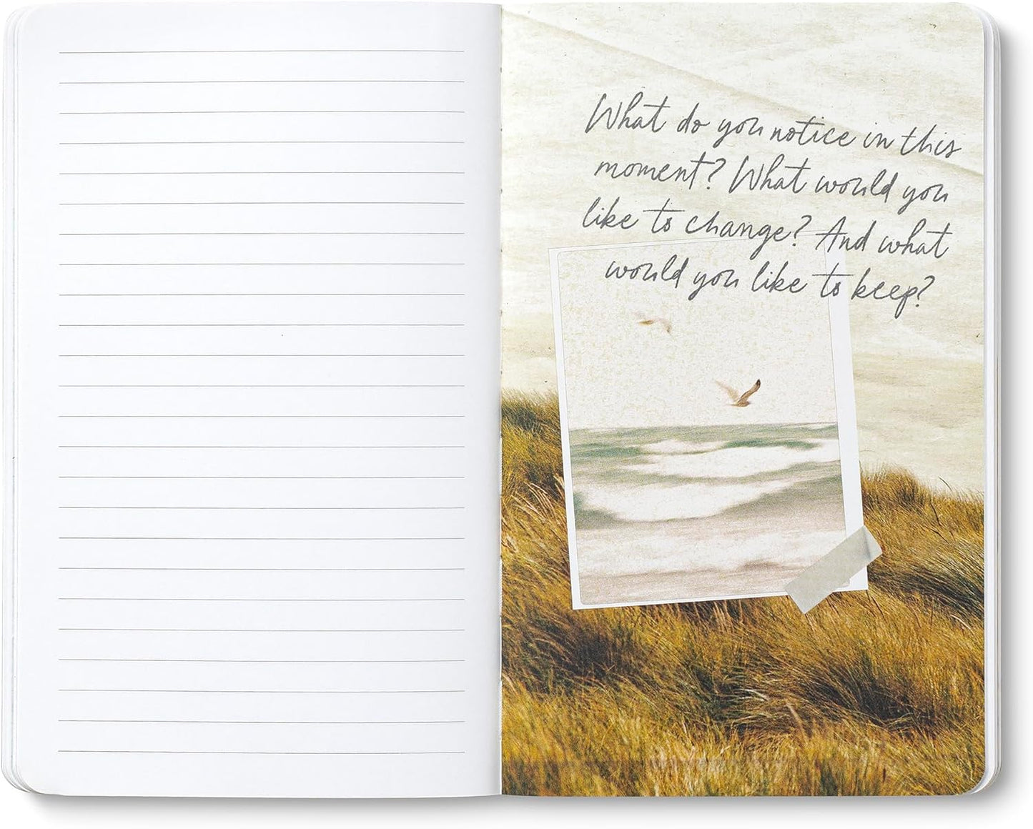 Compendium Softcover Journal – More Simplicity, More Ease, More Softness, More Light – A Write Now Journal with 128 Lined Pages, 5" W x 8" H
