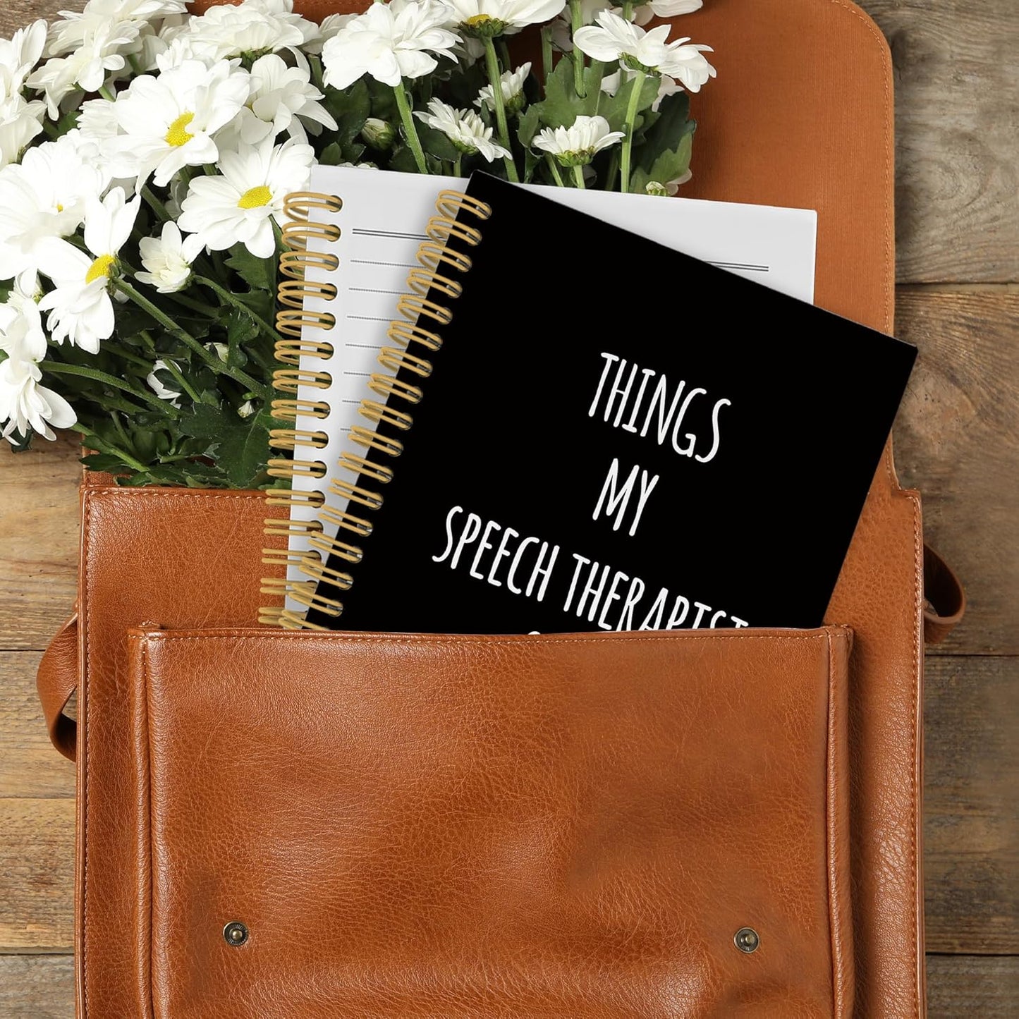 CUANFDDSF Speech Therapy Gifts Notebook, Mental Health Therapy Journal Notebooks for Women, SLP Speech Language Pathologist Gifts,Writing Pads， Mental Health Hardcover Spiral Notebook 5.5x8.3 Inch