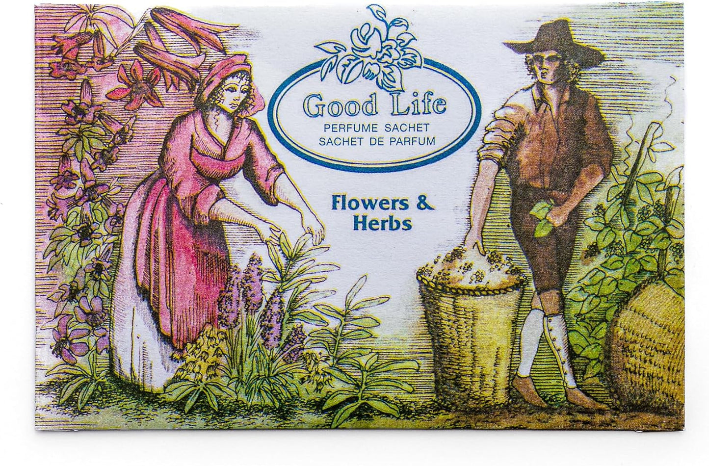 Good Life Flowers & Herbs Scented Sachets | Designed in New Zealand | 12 Sachets