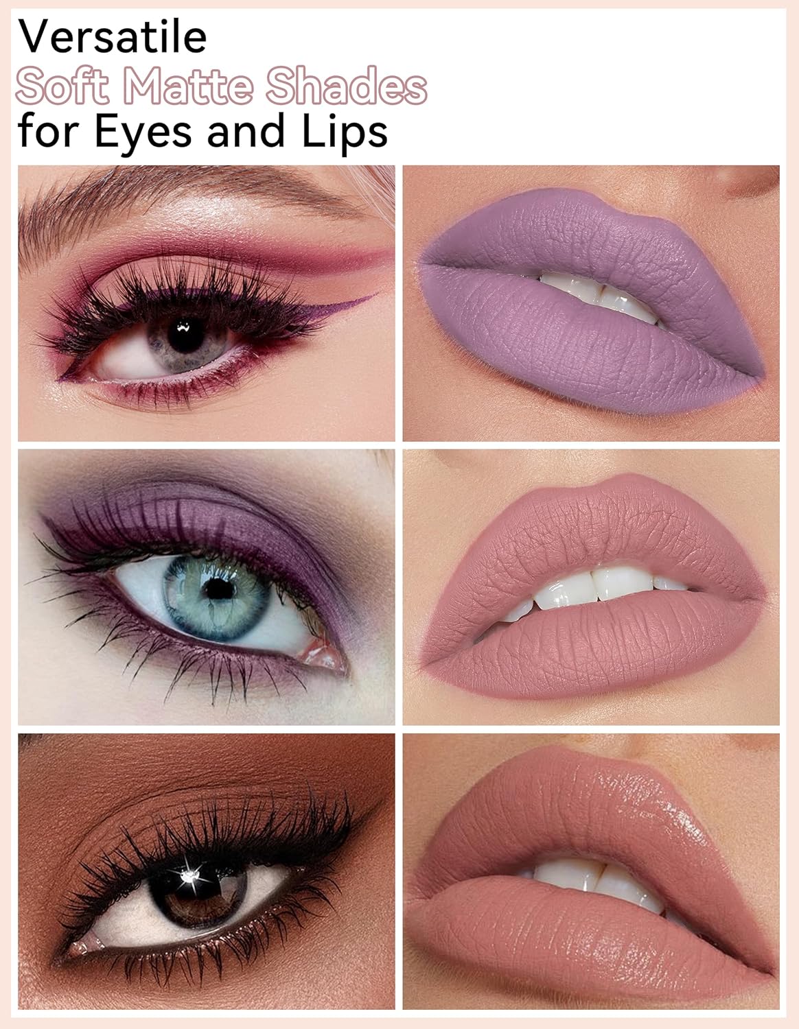 Erinde Waterproof Cream Eyeshadow Stick, Matte Nude Eye Shadow Sticks, Longwear Blendable High Pigmented, Neutral Eye Shadow Sticks Matte for Older Eyes, Smokey Eyeshadow Pencil Crayon, 21 Gray Brown