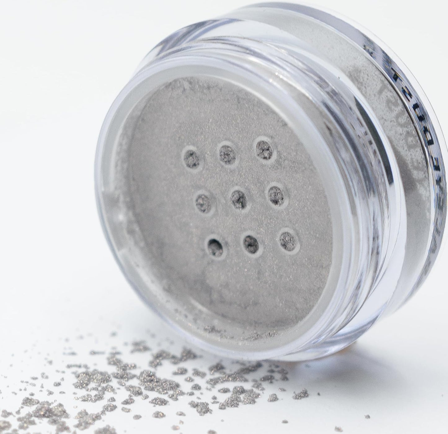 Funky Frost Silver Grey Metallic Mineral Single Loose Powder Eyeshadow, Vegan, Talc & Paraben Free, No Animal Testing & Cruelty Free